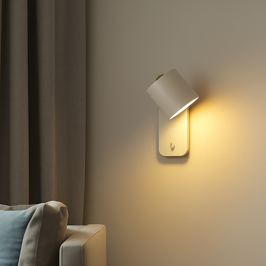 Applique murale LED lampes lumières d'intérieur éclairage d'escalier nordique moderne chambre applique décor à la maison pour salon avec interrupteur applique murale - vue 6 sur 14
