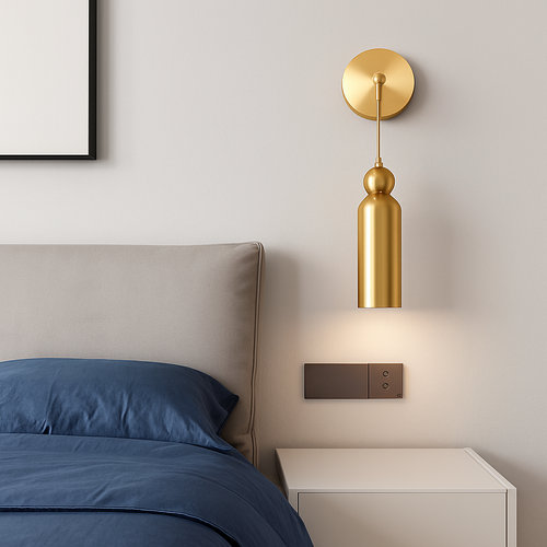 Applique murale led longue moderne en verre fer - vue 7 sur 19