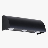 Applique murale LED lumières extérieur moderne entrée escalier balcon maison jardin 110V IP54 porche terrasse étanche noir applique murale