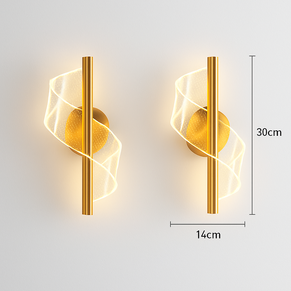 Applique murale LED minimaliste avec lumière ondulé Steal - vue 10 sur 10