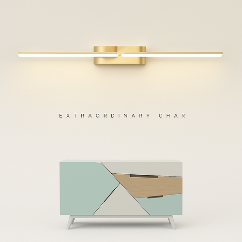 applique murale led moderne pour salle de bain et miroir - vue 2 sur 12
