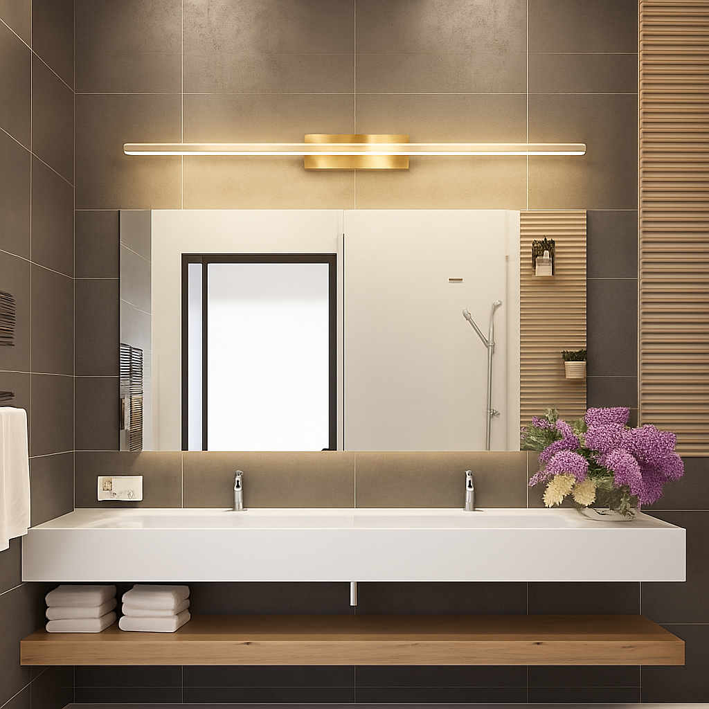 applique murale led moderne pour salle de bain et miroir - vue 5 sur 12