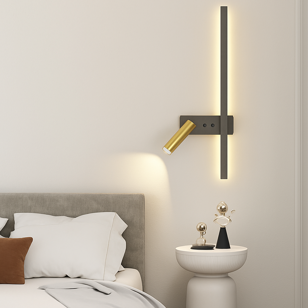 applique murale led moderne réglable pour décoration intérieure - vue 4 sur 9