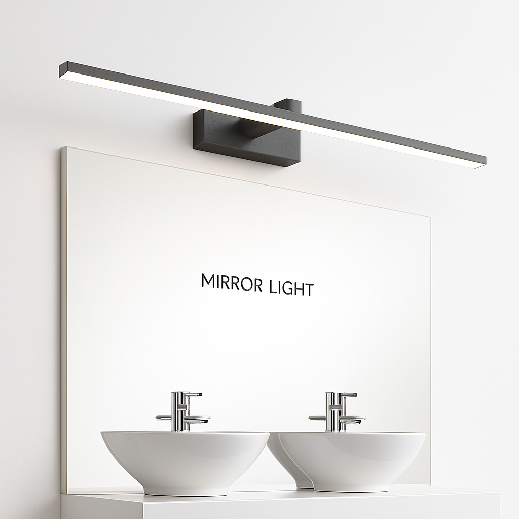 applique murale led moderne trois couleurs éclairage aluminium pour maquillage - vue 4 sur 12
