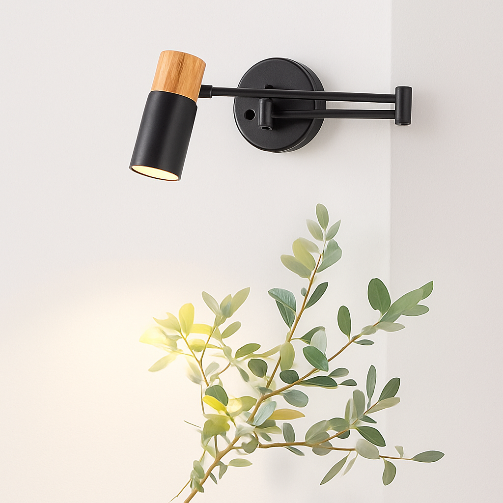 applique murale led modernes bras long réglable décoration d'intérieur - vue 4 sur 10