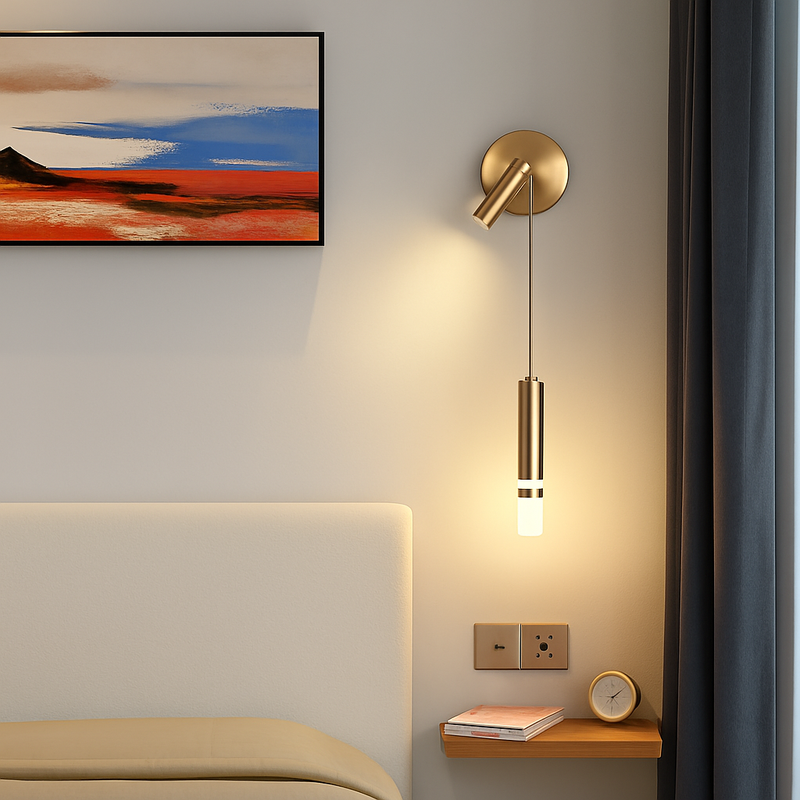 Applique murale LED nordique à Double tête réglable