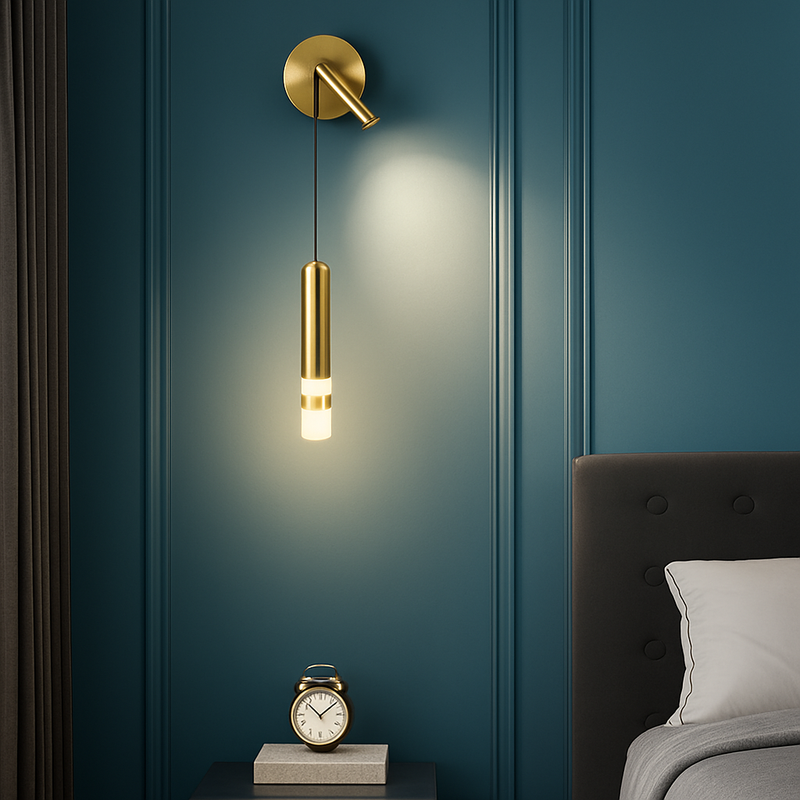 Applique murale LED nordique à Double tête réglable