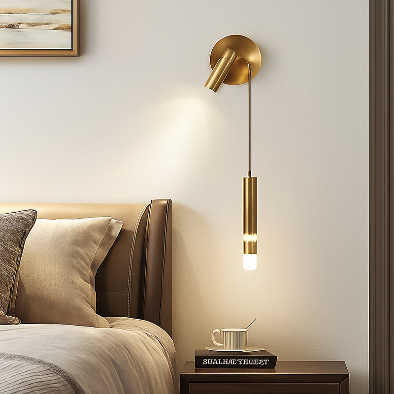 Applique murale LED nordique à Double tête réglable