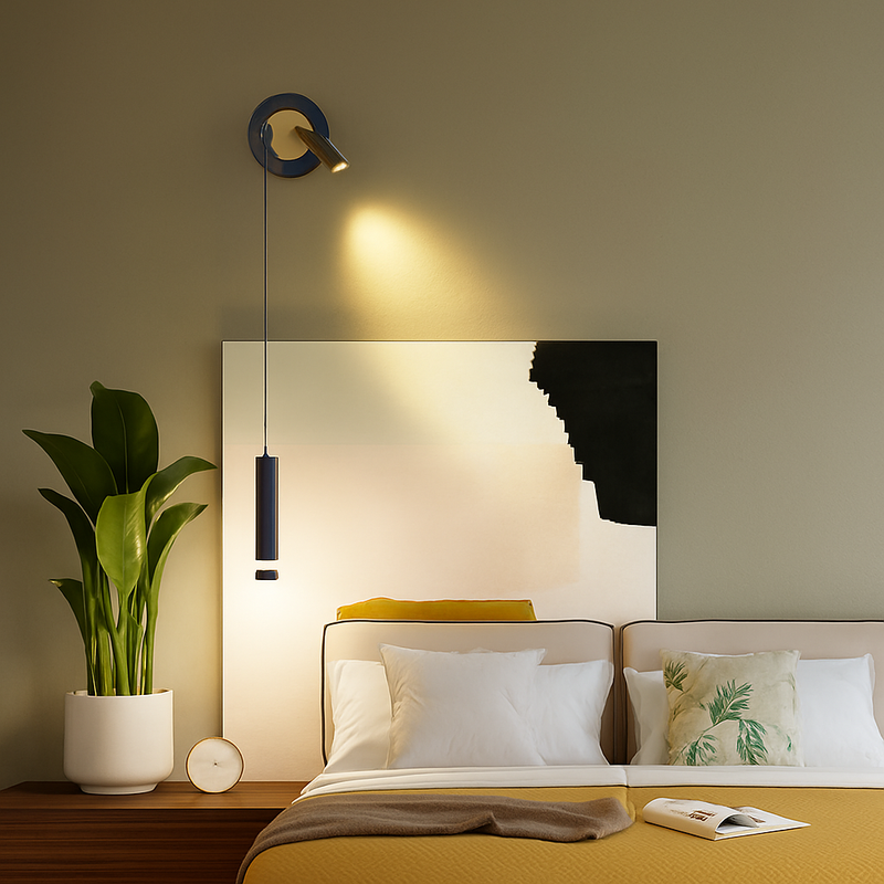 Applique murale LED nordique à Double tête réglable