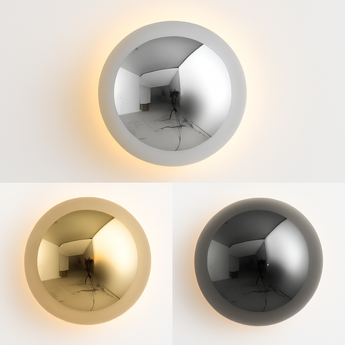 applique murale led nordique en fer et acrylique décorative moderne