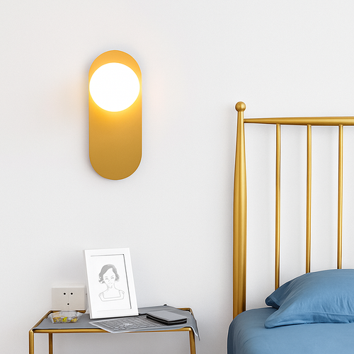 Applique murale LED ovale en métal Katalea - vue 3 sur 7