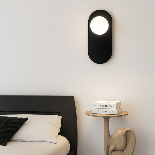 Applique murale LED ovale en métal Katalea - vue 6 sur 7