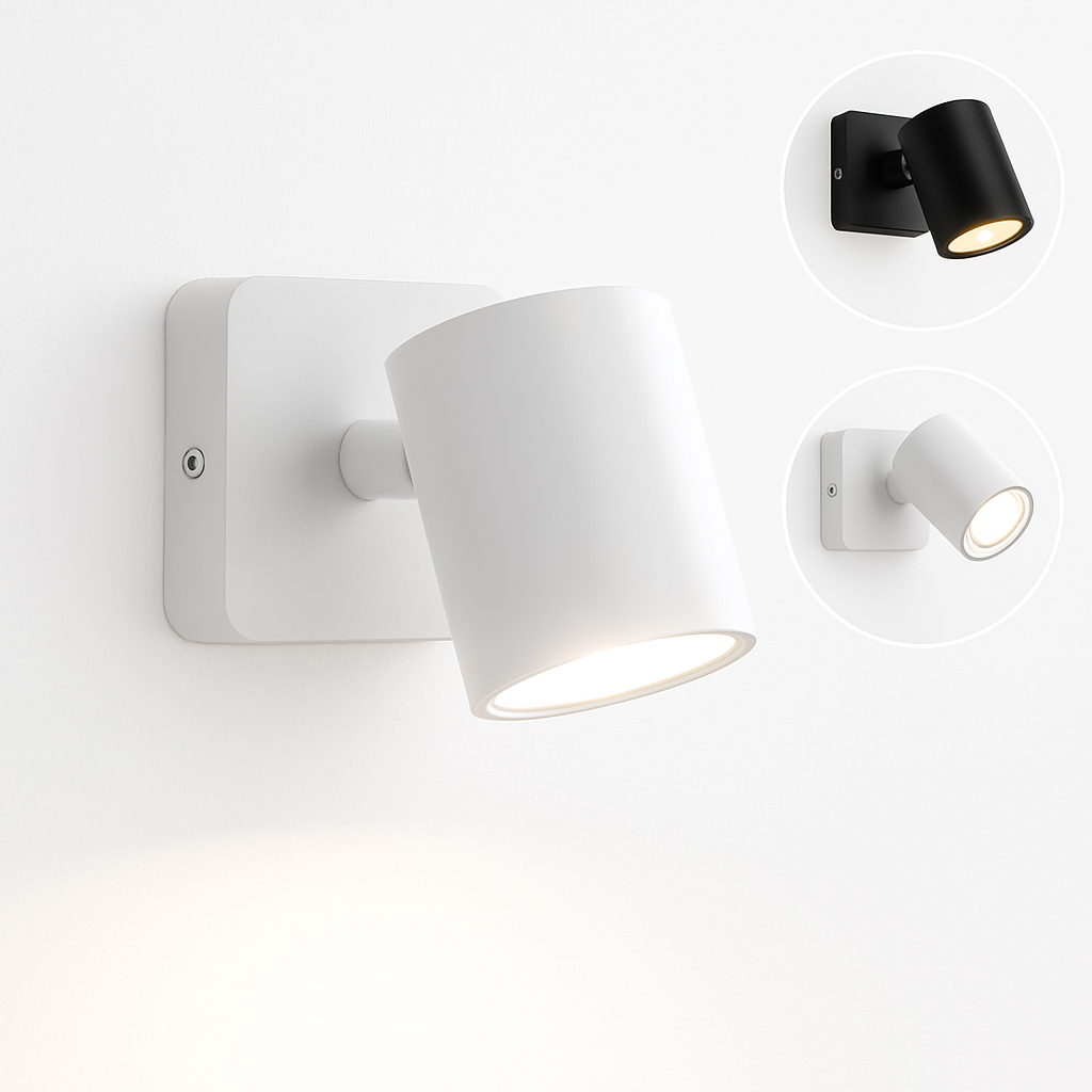 applique murale led pliable rotative style moderne pour hôtel - vue 3 sur 10
