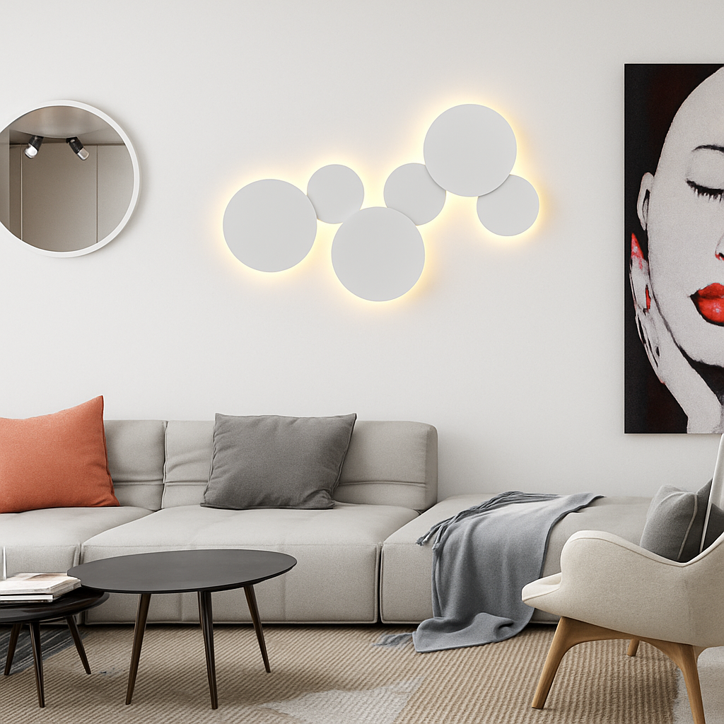 Applique murale LED ronde Eclipse (à l'unité) - vue 5 sur 10