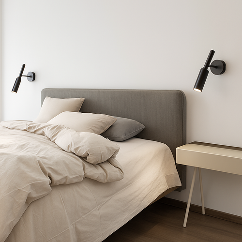 applique murale led rotative avec variateur de température - vue 4 sur 8