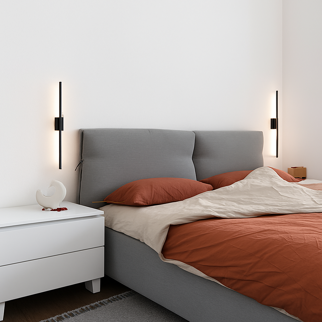 applique murale minimalistes led longue bande pour hôtel - vue 4 sur 8