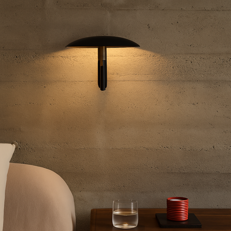 applique murale moderne design nordique métal rotatif lumière décorative