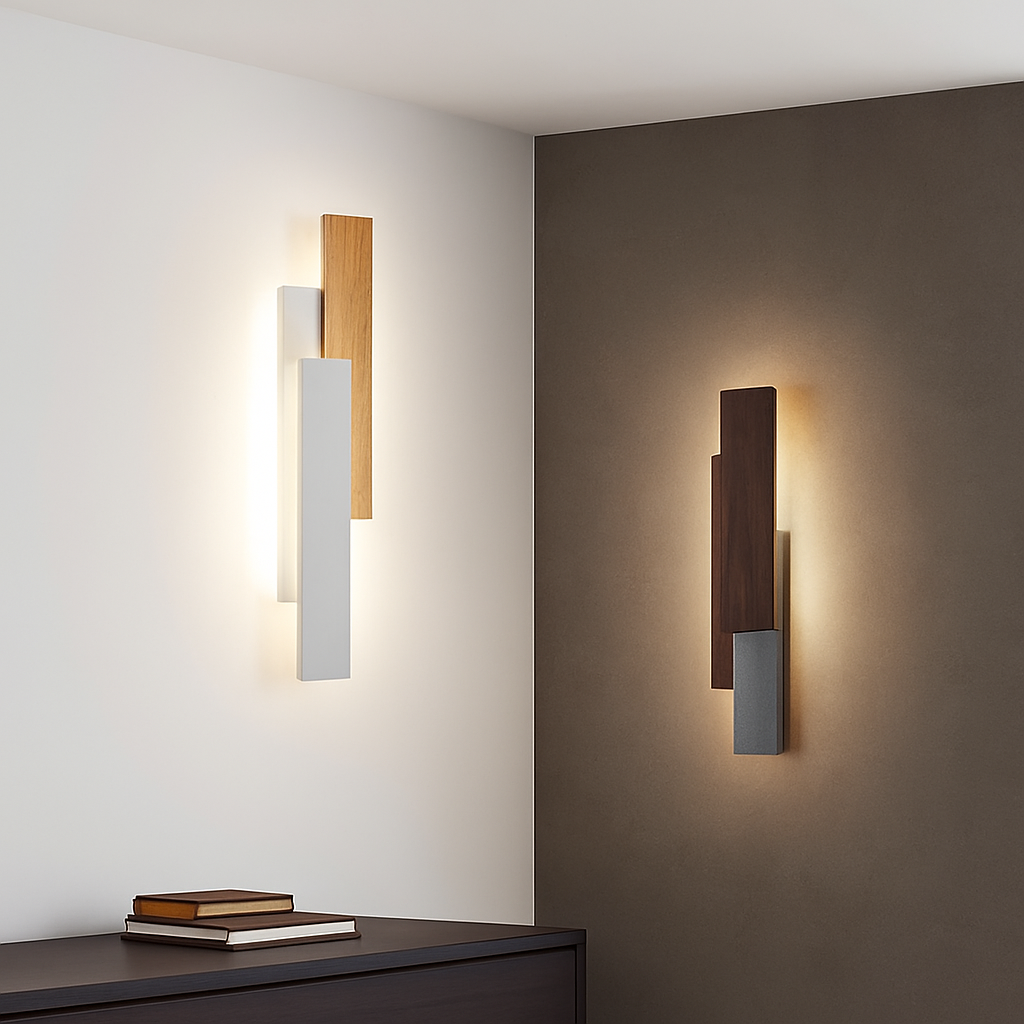 Applique murale moderne en bois naturel - vue 4 sur 12