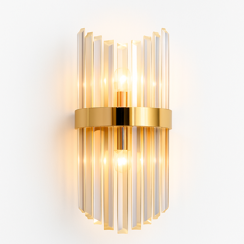 applique murale moderne en cristal de luxe led luminarias