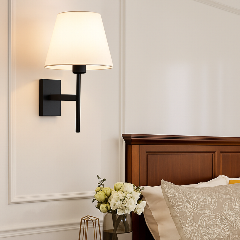 Applique murale moderne en tissu