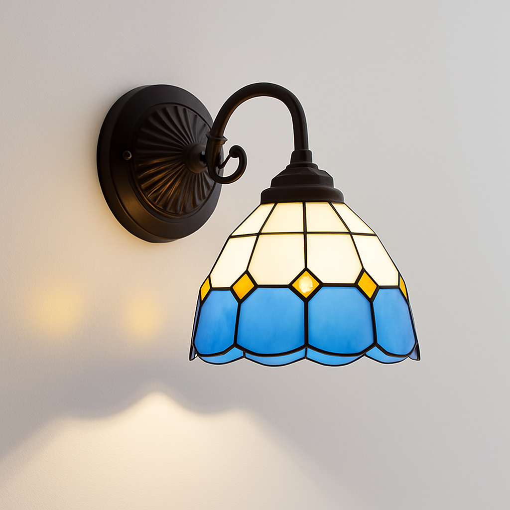 applique murale moderne en verre minimaliste avec éclairage LED - vue 3 sur 15