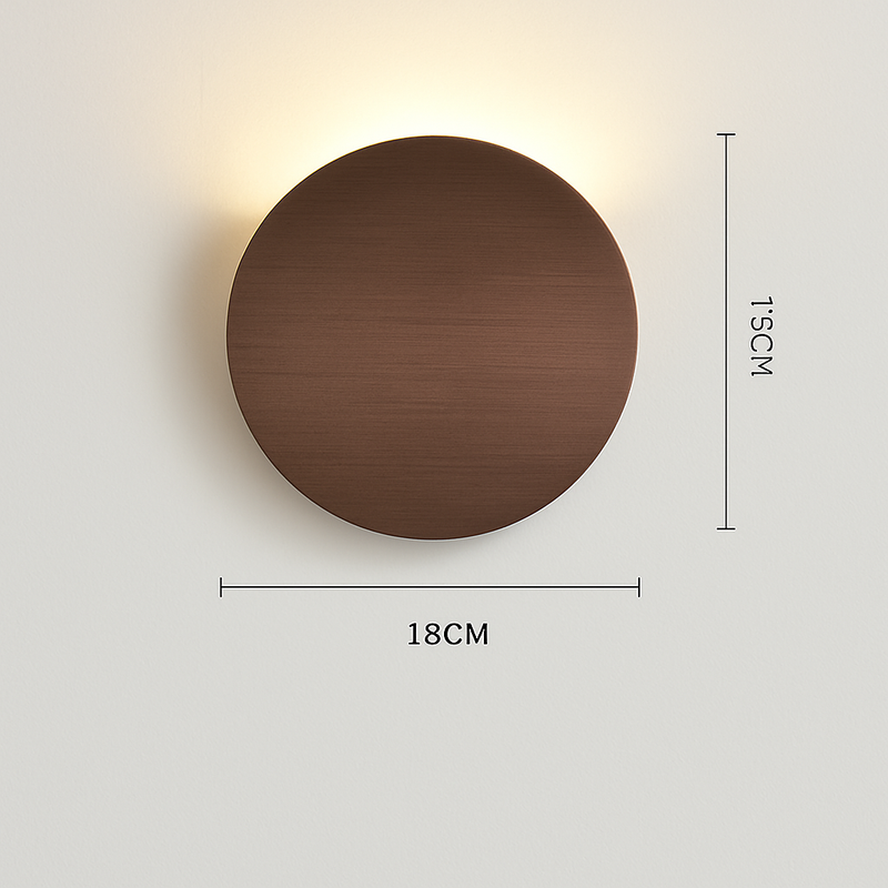 Applique murale moderne LED en forme de lune Moon