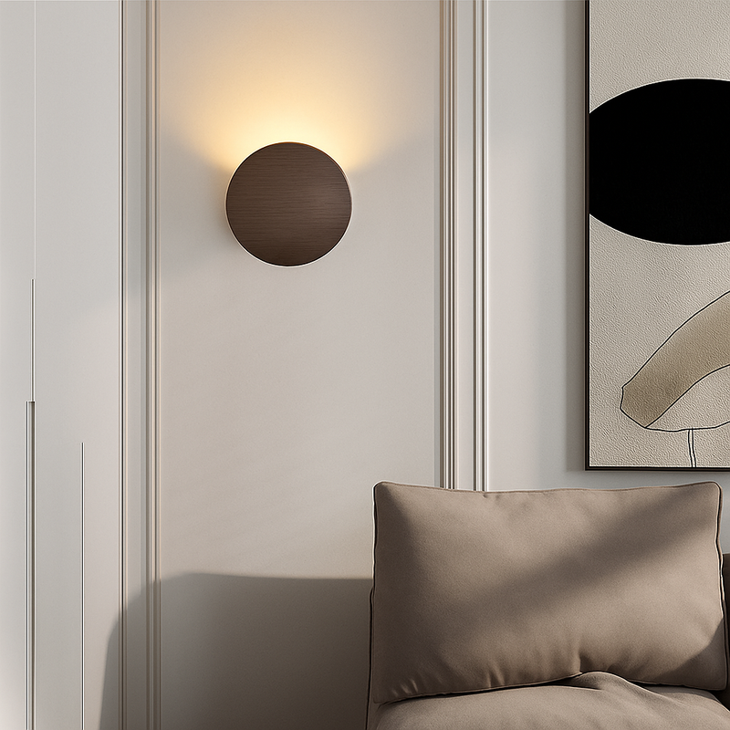 Applique murale moderne LED en forme de lune Moon