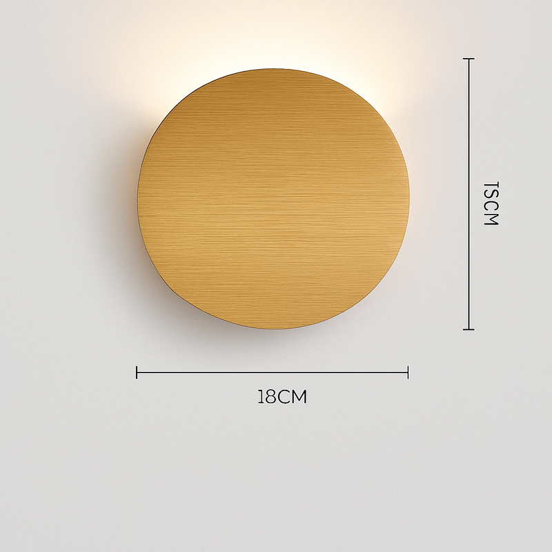 Applique murale moderne LED en forme de lune Moon