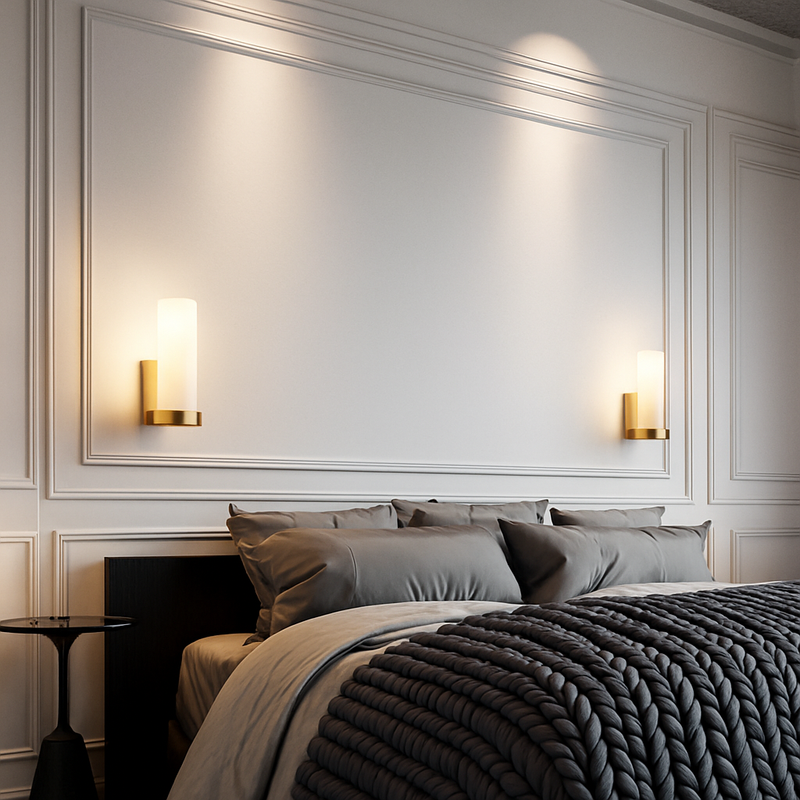 Applique murale moderne LED en verre Markle