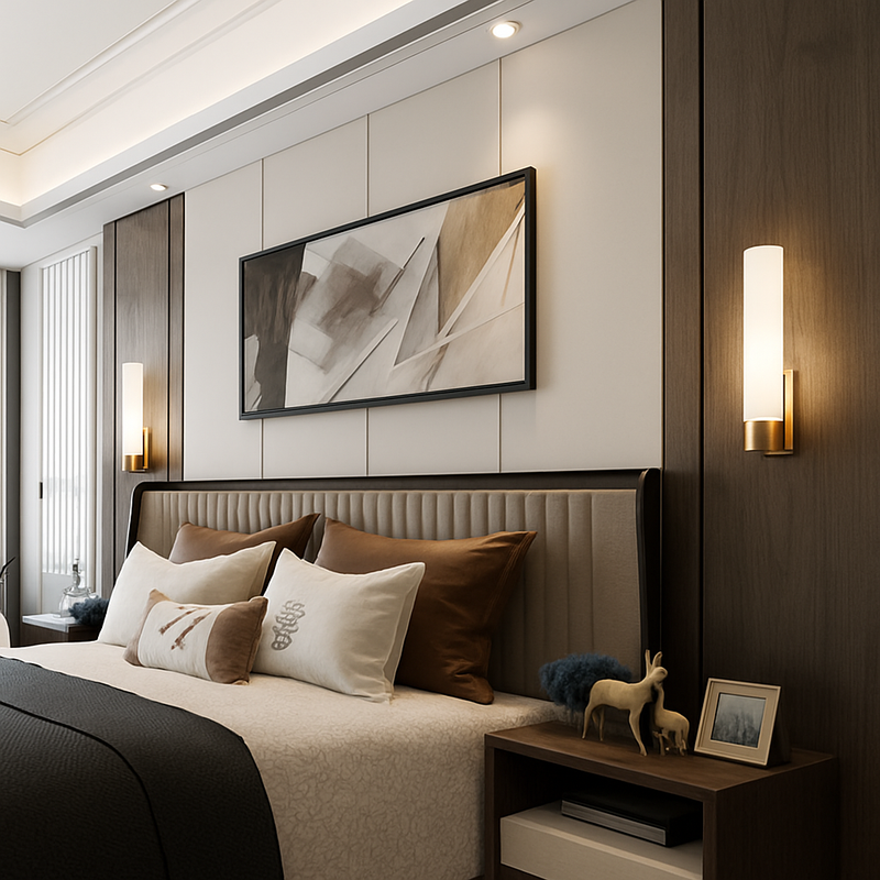 Applique murale moderne LED en verre Markle