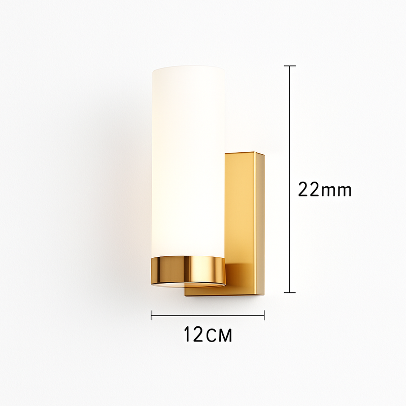 Applique murale moderne LED en verre Markle