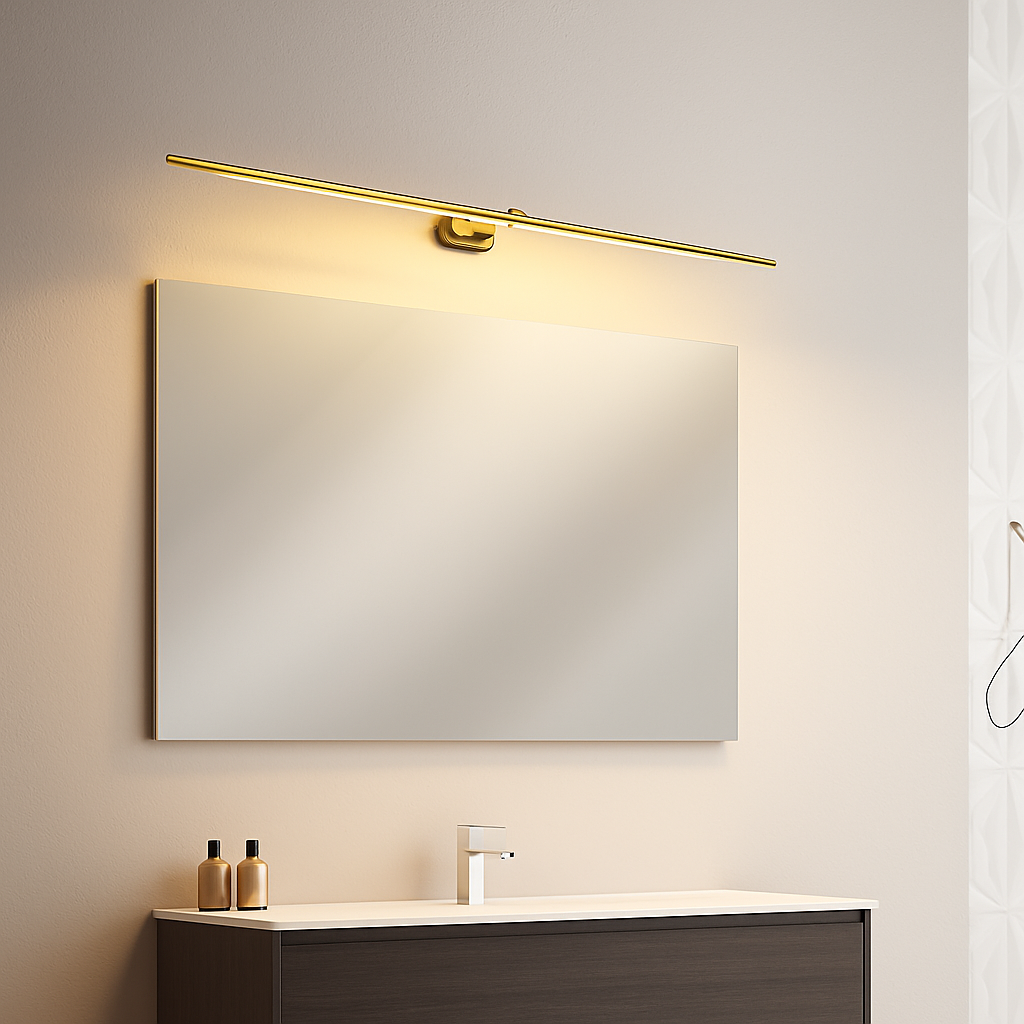 Applique murale moderne LED pour grand miroir Aleena - vue 5 sur 7