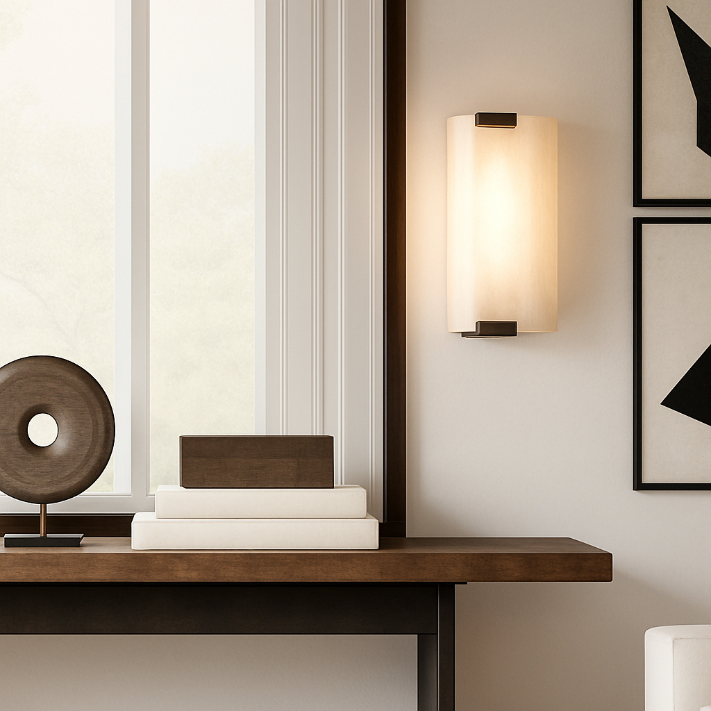 Applique murale moderne LED rectangulaire en marbre Zinerva - vue 4 sur 8