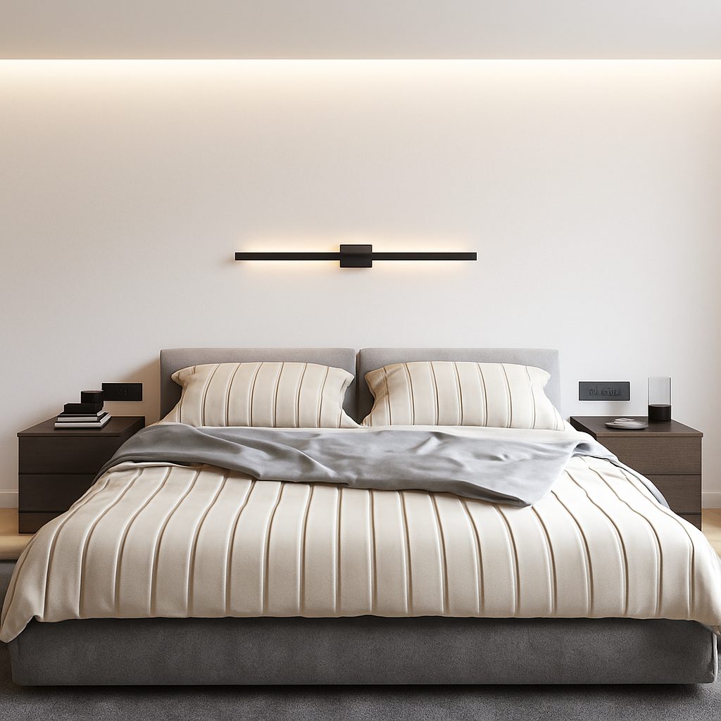 Applique murale moderne LED simple en forme de tube Marnie - vue 5 sur 6
