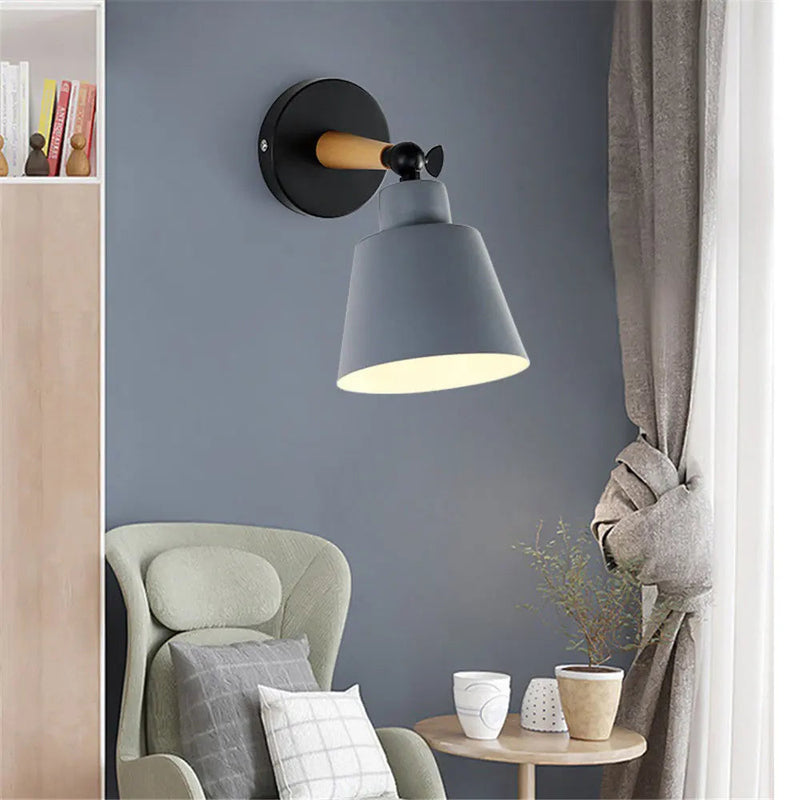 applique murale nordique en bois massif design créatif minimaliste