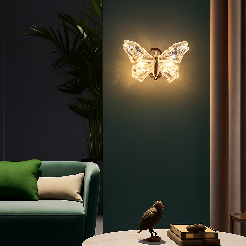applique murale papillon design pour décoration intérieure moderne - vue 2 sur 7