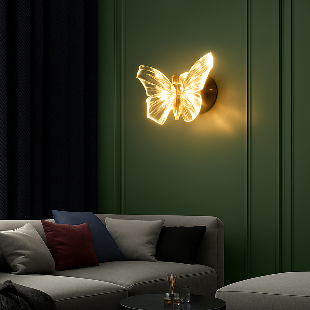 applique murale papillon design pour décoration intérieure moderne - vue 4 sur 7
