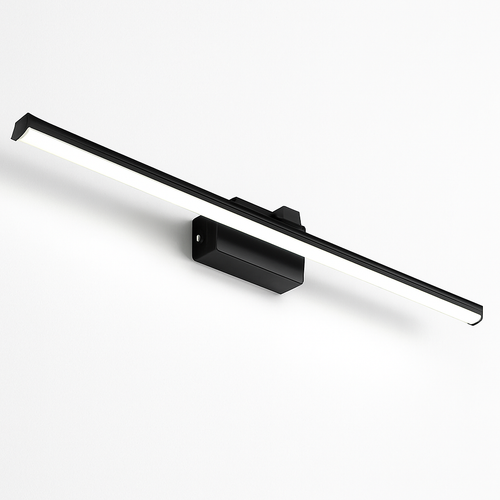 Applique murale pour miroir salle de bain barre en aluminium