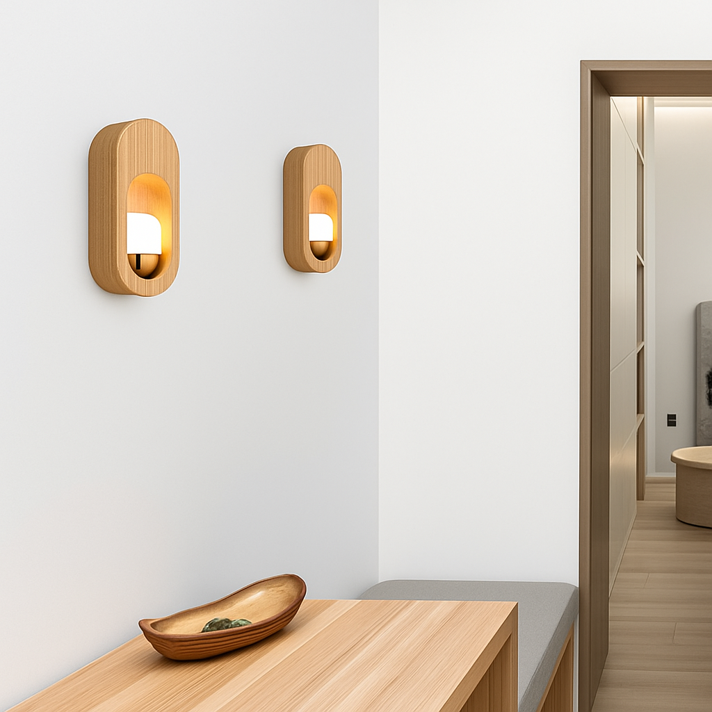 Applique murale scandinave LED avec oeuf lumineux Chaymae - vue 4 sur 8