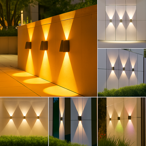 applique murale solaire pour jardin éclairage extérieur décoratif