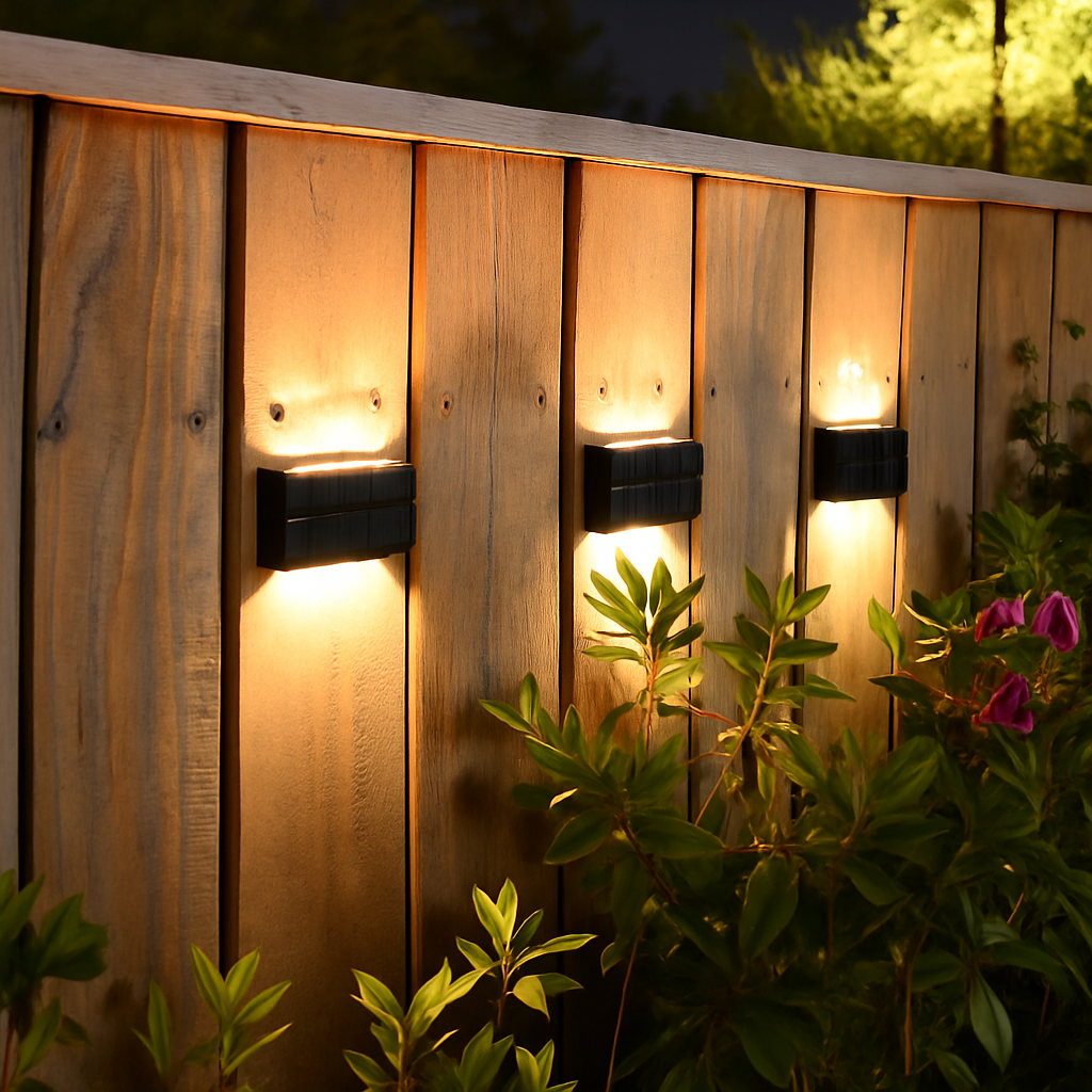 applique murale solaire étanche pour décoration extérieure jardin - vue 10 sur 14
