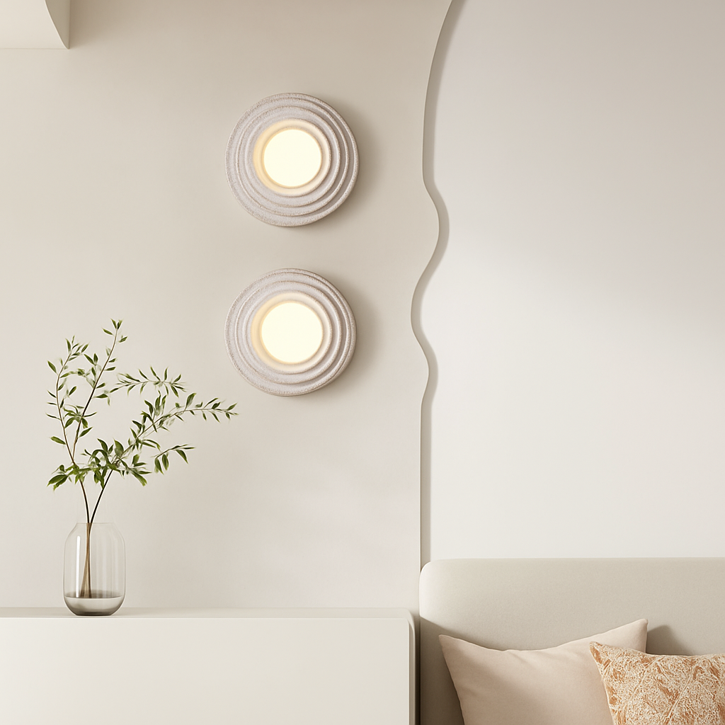 applique murale vintage en résine style japonais led g4 - vue 5 sur 11