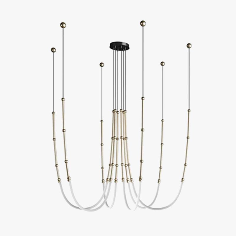 Lustre Art moderne Bar Comptoir Restaurant LED Simple Ligne Décor À La Maison