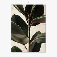 art mural toile feuilles de monstera décoration intérieure plants
