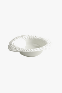 Assiette céramique texture roche bol chapeau design