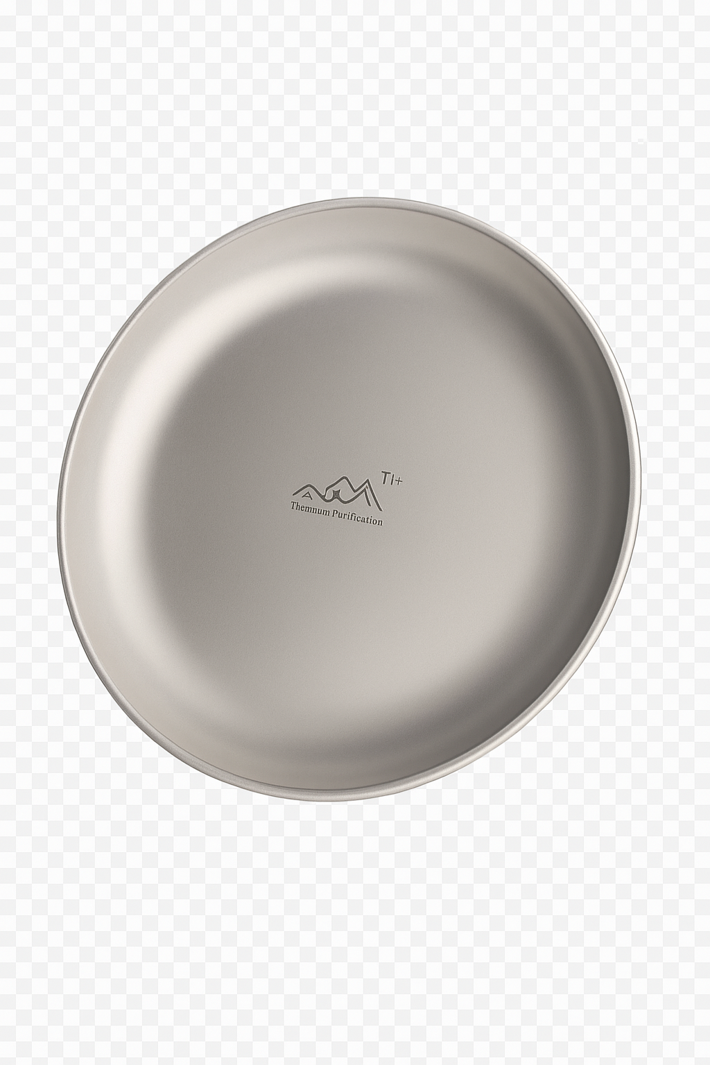 assiette camping titane ultralégère portable randonnée inoxydable - vue 2 sur 3