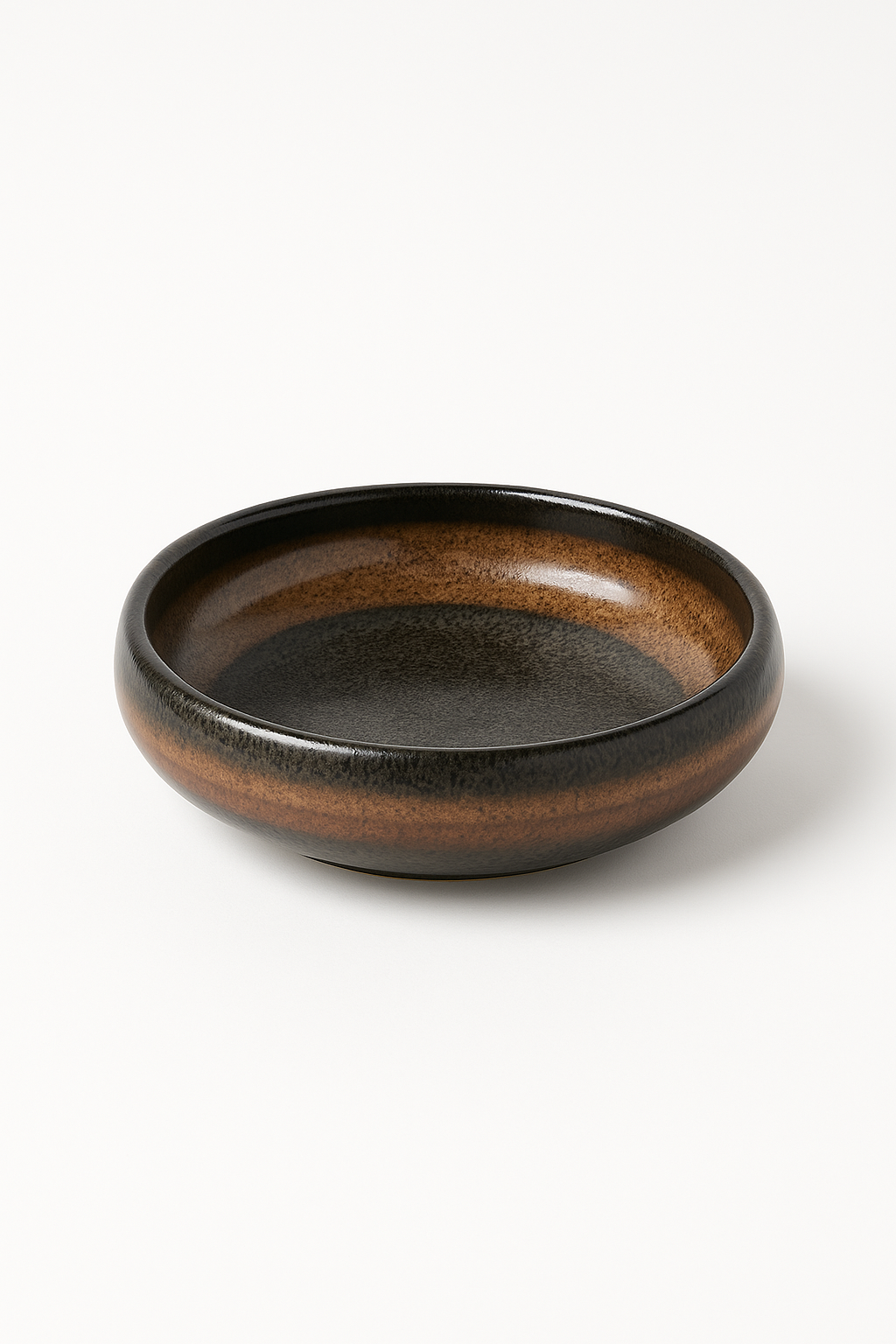 Assiette céramique émaillée 15cm style coréen minimaliste