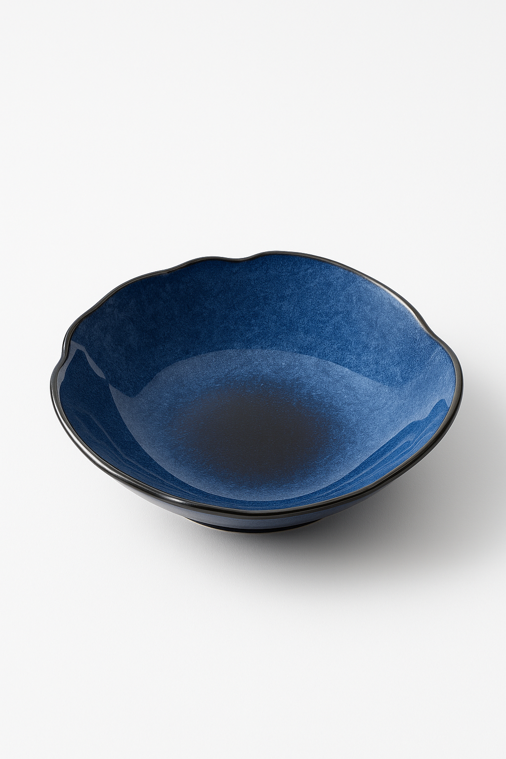 Assiette ceramique forme coquillage style nordique irreguliere