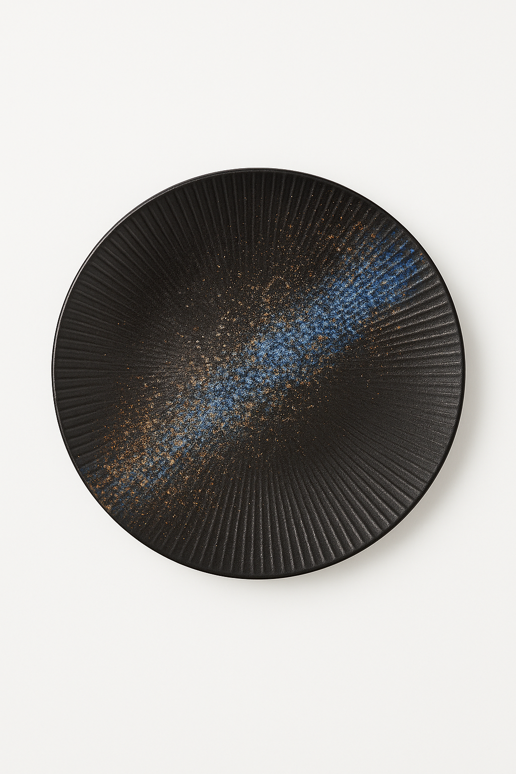 assiette céramique style japonais rétro pour pâtes cuisine - vue 2 sur 3