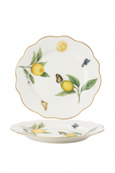 Assiette en céramique style européen motif citron